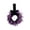 Purple, variant on 8.66 Inch Halloween Starry Bow Wreath Handmade Natural Vine Mini Wreath Shiny Glitter Star Bow Ornament Indoor Wall Fireplace Tiered Tray Fall Harvest Seasonal Decor