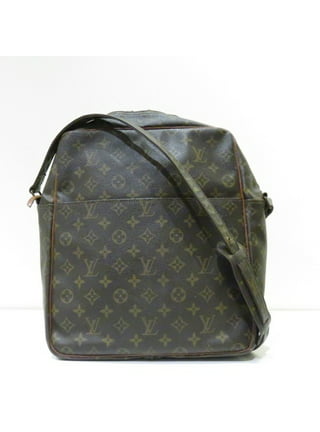 Louis Vuitton Monogram Lucile GM Shoulder Bag Tote M92681 Green Dark Brown  Canvas Leather Women's LOUIS VUITTON