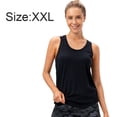 thumbnail image 2 of Pantalones cortos de entrenamiento para correr de cintura media para mujer con forro, pantalones cortos deportivos para tenis y gimnasio con bolsillo - Negro,,12/XXL,:;:;, 2 of 6