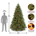 thumbnail image 5 of CC Christmas Decor 9’ Pre-Lit Jersey Fraser Fir Artificial Christmas Tree - Multi-Color Lights, 5 of 6