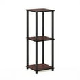 thumbnail image 4 of Furinno Turn-N-Tube End Table Corner Shelves, Dark Cherry/Black, Set of 2, 4 of 6