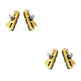 thumbnail image 4 of Advancent 1 par de piezas de bicicleta de componente de ruedas de pastillas de freno para reemplazar dorado/negro Type1 NO1 Advancent CBP226785, 4 of 5