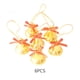 thumbnail image 5 of Yuarrent 6 piezas al aire libre árbol de Navidad campana colgante hogar Oficina Hotel portátil colgante decoración dormitorio vacaciones Kits de decoración para fiestas, 5 of 6