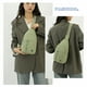 thumbnail image 4 of Bolso bandolera para hombre y mujer | Bandolera ligera de nailon y spandex, mochila deportiva para el hombro, mochila de viaje multiusos - Compacta 30x17x10cm | Moderno, Elegante, Versátil, Unisex, 4 of 6