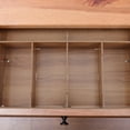 thumbnail image 2 of OULII Boîte de Rangement Multi-Compartiments Marron Clair pour Maison 1Ensemble, 2 of 8