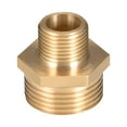 thumbnail image 1 of Conector de reducción hexagonal G3/8 macho x G3/4 macho de latón, 1 of 4