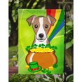 thumbnail image 3 of Caroline's Treasures BB2004GF Jack Russell Terrier St. Patrick's Day Flag Garden Size , Small, multicolor, 3 of 3