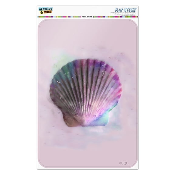 Shell Watercolor Beach Sand Tropical Home Business Office Sign