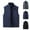 Blue, variant on uublik Men Vest Jacket Warm Sleeveless Outerwear for Work Casual Travel Blue