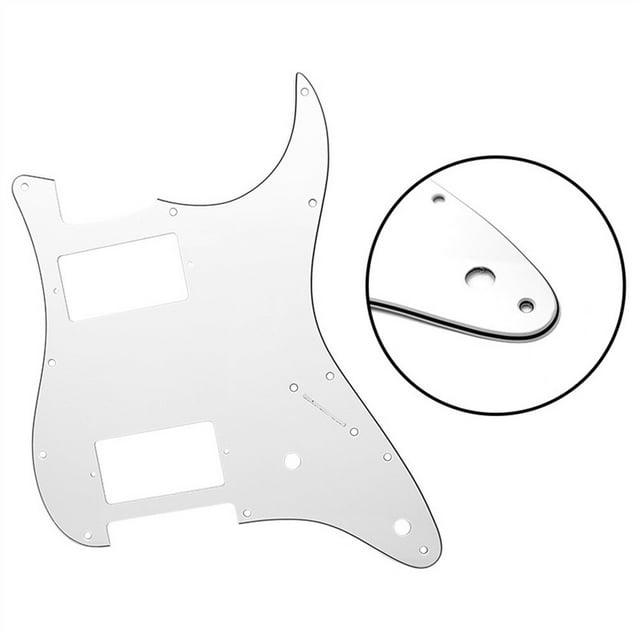 Lefu 3Ply 11Hole HH Guitar Pickguard Humbucker Scratch Plate for ST Electric Guitars