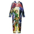 thumbnail image 3 of The Legend of Zelda Hooded Union Suit Pajama Onesie Blanket Sleeper, 3 of 7
