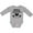 AC-Heather Grey, variant on Inktastic I Have a Fuzzy Daddy Beard Boys or Girls Long Sleeve Baby Bodysuit