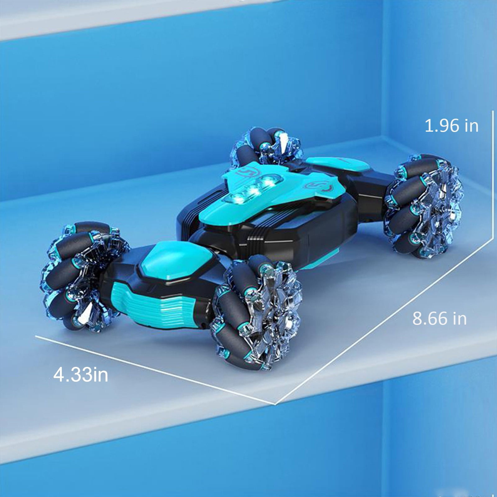 Gesture Sensing RC Stunt Car 2.4Ghz 4WD Remote Control Toy with Dual Controllers for Boys Girls Ages 4+ Outdoor Play