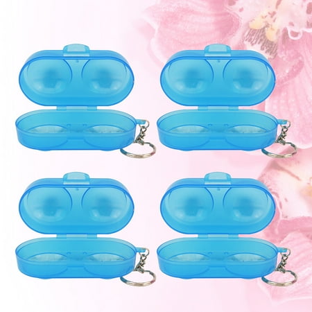 

WHAMVOX 5 Pcs Table Tennis Storage Box Portable Organizer Empty Holder