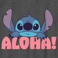 thumbnail image 2 of Boy's Lilo & Stitch Aloha Stitch  Graphic Tee Charcoal Heather Small, 2 of 5