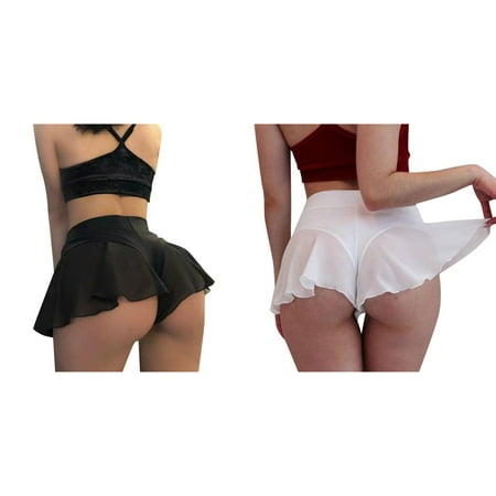 2-Pack Ladies Panties Pants Skirt Home Wear Ladies Panties plus Size Panties for Women Womens Microfiber Underwear Variety Pack of Womens Underwear Underwear for Women Pack plus Size Womens