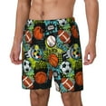 thumbnail image 2 of Fotbe Balls Men’s Swim Trunks Quick Dry Swim Shorts Board Shorts with Mesh Lining-XX-Large, 2 of 9