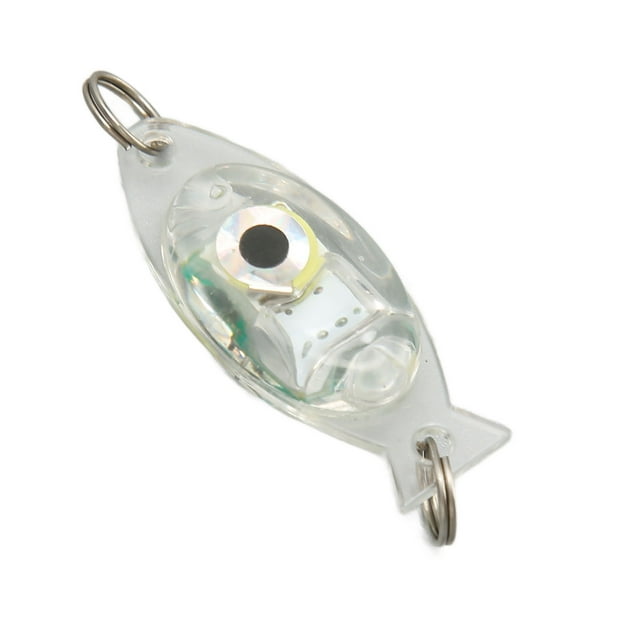 Luocute 10Pcs LED Underwater Fishing Lure Light Eye Shape Deep Drop Underwater Bait Lure Lamp Attracting Fish Light