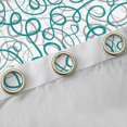 thumbnail image 4 of Castle Fairy Minimalist Swirl Lines Curtains Pack of 2 (42x84 Each) for Adults Female Men,Geometric Spiral Stripes Curtains Blackout,Abstract Vintage Mid Century Bedroom Curtains Home Decor, 4 of 6