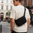 thumbnail image 5 of Bolso bandolera de lona para mujer, bolso de hombro, riñonera, bolso pequeño – Correa ajustable y desmontable, diseño ligero y compacto, ideal para el día a día, uso casual y viajes., 5 of 5