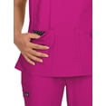 thumbnail image 4 of koi Basics Women's Katie Mock Wrap Solid Scrub Top, 4 of 5
