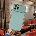 thumbnail image 3 of Slide Camera Lens Protective Cover Phone Case Compatible with iPhone Case (Light Blue,iPhone 14), 3 of 10