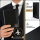 thumbnail image 5 of Flevel Pilot document holder Pilot wallet RFID-Blocking Pilot Gift Travel Wallet for Aviation Professionals v1 Black Classic, 5 of 7