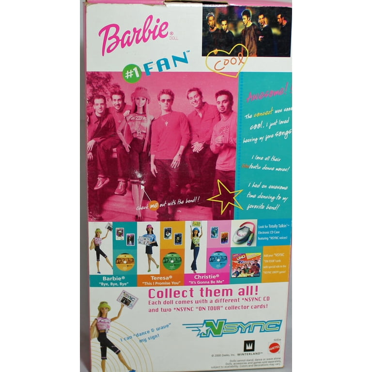 NSYNC #1 Fan Barbie Doll with Exclusive CD Single Remix 2000