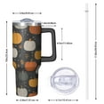 thumbnail image 2 of Halloween Modern 40oz Tumbler– Stainless Steel Insulated Tumbler with Handle and Straw, Large Capacity Travel Cup for Hot & Cold Drinks, 2 of 7
