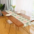 thumbnail image 2 of Yayeee Table Runner 70 inches Long Home Kitchen Dinning Party Decoration, Pink and Green Geometric, 2 of 7