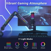 RGB Boom Arm, TONOR Adjustable Mic Stand with RGB Light, Rotatable Suspension Boom Scissor Stand for Gaming, Streaming, Podcasting, YouTube, Recording, T90