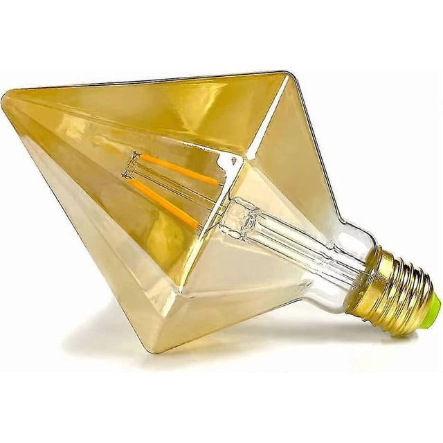 Vinta Led Bulbs 4w Warm 2500 Big Globe Led Bulb /240v Edison Screw E27 Base Ty Rative Bulb G125 (pyramid)