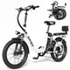 thumbnail image 1 of SUNTIBYE SE1 Bicicleta Eléctrica de Montaña Plegable para Adultos, Motor de 1000W, 28MPH, Batería de 48V 15Ah, E Bike de Llanta Ancha de 20", UL2849, Blanca, 1 of 6