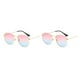 thumbnail image 4 of Qarigey Gafas de sol hexagonales para hombre y mujer, lentes polarizadas a la moda, montura ligera, protección para PC, color dorado, rosa, Dorado Rosa Azul C14 2Conjunto, 4 of 6