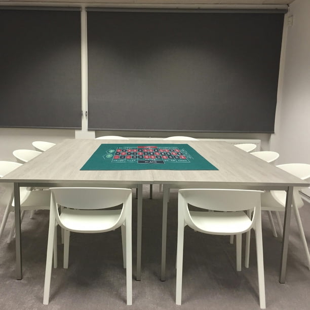 Tapis de table de roulette rectangulaire en feutre - 91,4 x 182,9 cm - Style Las Vegas - Vert - Idéal pour les soirées de jeux de poker, les événements et les Tapis de table de roulette rectangulaire en feutre - 91,4 x 182,9 cm - Style Las Vegas - Vert - Idéal pour les soirées de jeux de poker, les événements et les