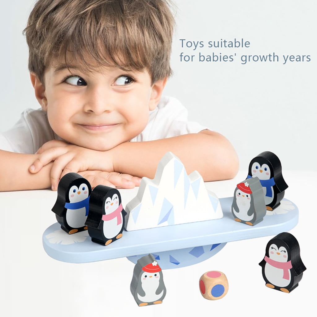 Disney Toys For 1 Year Old Girl Wooden Animals Balance Training Puzzle