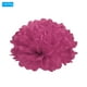 thumbnail image 3 of Uxcell 6" Pompones de Papel Duraderos para Decoración de Fiestas de Boda Fucsia 10 Paquete, 3 of 6