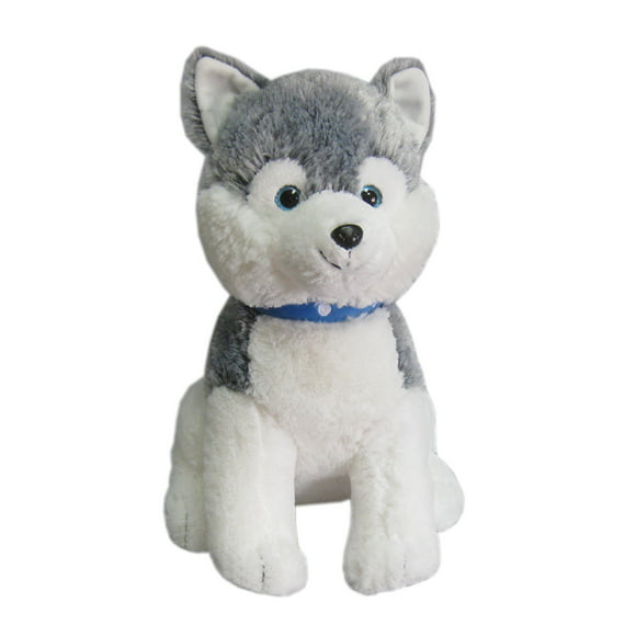 Way to Celebrate 14``Plush Husky Stuffed Animal, 3 Years up