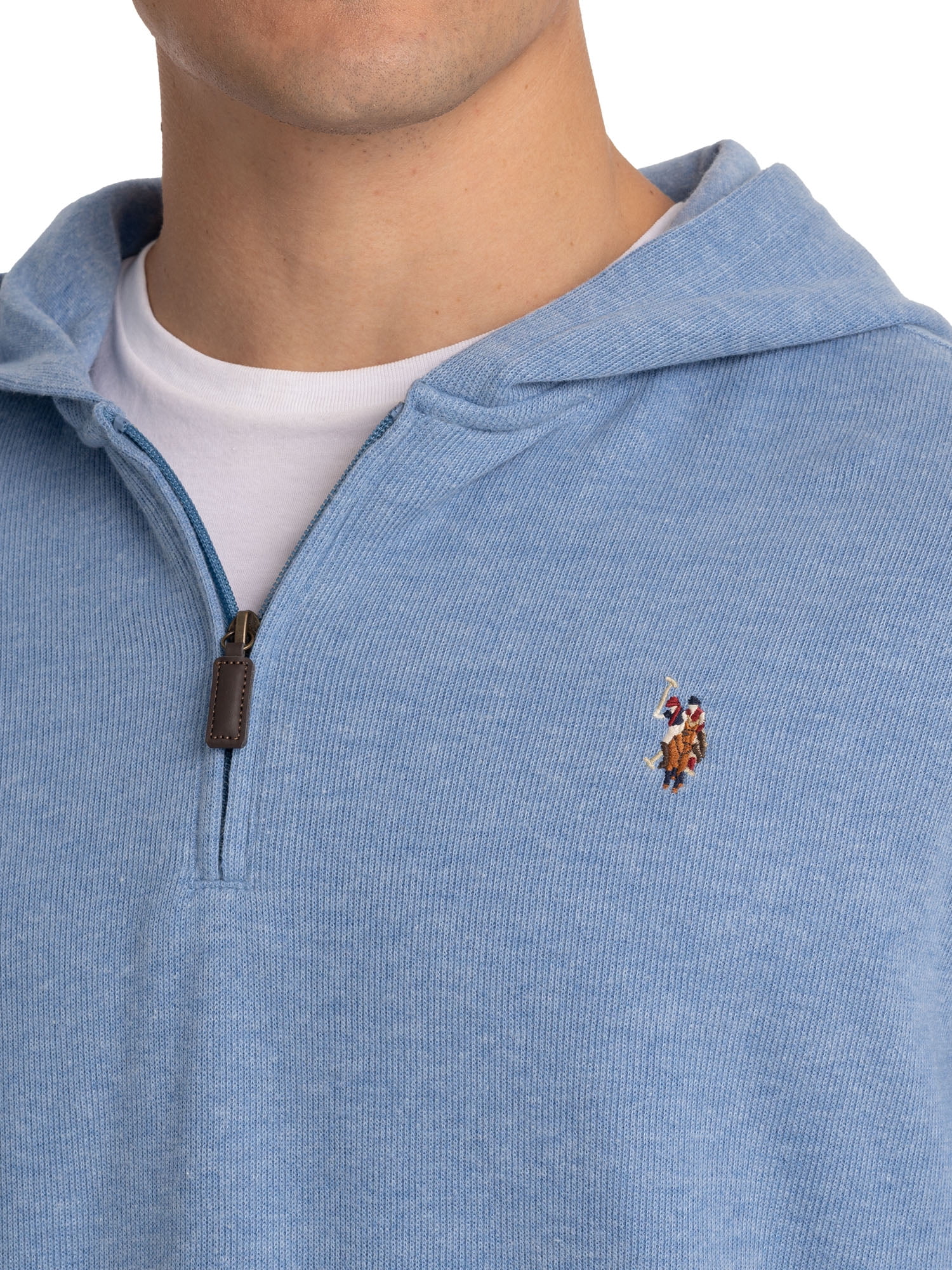 U.S. Polo Assn. Men's Flatback Quartzip Hoodie