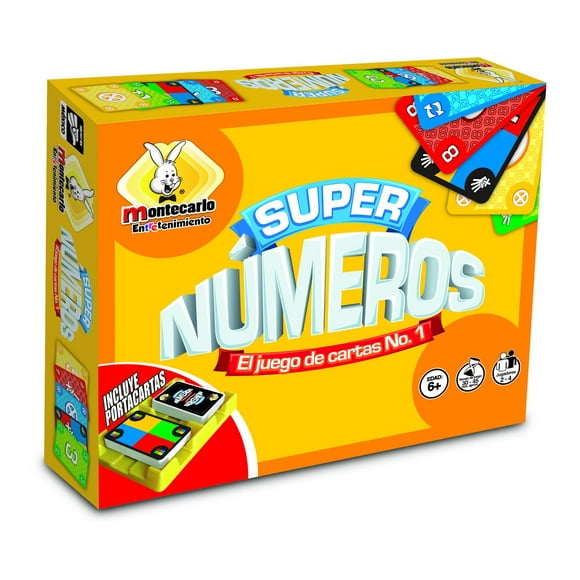 Súper Números Montecarlo juego de cartas