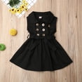 thumbnail image 2 of Cute Toddler Kids Baby Girls Dresses Belted Formal Bowknot Wedding Princess Party Dress Skirts Clothes, 2 of 6