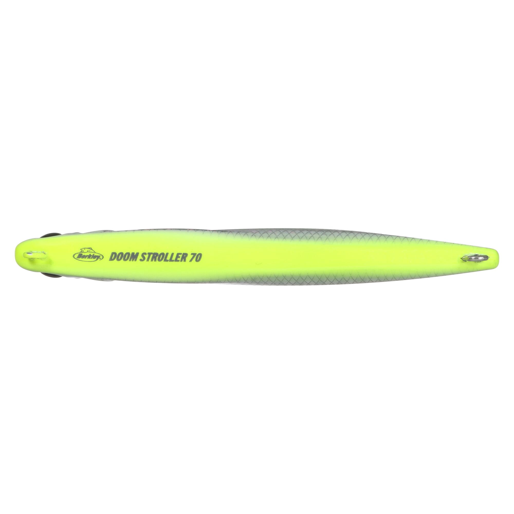 Berkley Doom Stroller Fishing Lure, 2.75 in, Silver Citrus (1-count)