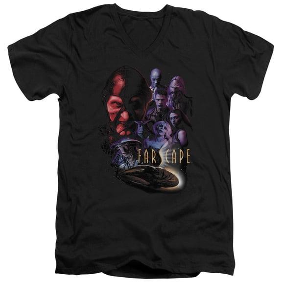 Farscape - Criminally Epic - Slim Fit V Neck Shirt - Small