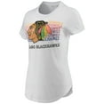 thumbnail image 2 of Women's Concepts Sport White/Charcoal Chicago Blackhawks Sonata Top & Leggings Set, 2 of 5
