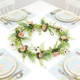 thumbnail image 6 of Rirozkan Spring Wreath, Easter Egg Vine Garland, 110cm Artificial Flower Rattan, Long Hanging Decor, Floral Vine Wreath, Easter Rattan Wreath for Home Door Wall Mantel Decoration, 6 of 6