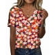 thumbnail image 1 of Blusa HOTYD de algodón 4XL con estampado floral bohemio de verano para mujer, 1 of 2