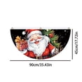 thumbnail image 3 of Christmas Fan Banners Santa Elementss Welcome Banners Highs Quality Fabric Fan Half Fan Styles For Outdoors Christmas Parties Great Decor, 3 of 6
