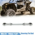 thumbnail image 2 of 2pcs M8 110mm Adjustable Steering Tie Rod Ball Joint for 49cc Electric ATV Go Kart Steering Column Steering Suspension, 2 of 6