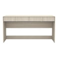 thumbnail image 1 of Novara Contemporary 60" Writing Desk in Whitewashed Oak (2-Drawer), 1 of 8