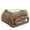 Coffee, variant on Skegnu Thickened Flannel Throw Blanket, Twin Size Lightweight Taffeta Fleece Blanket for Couch Sofa, 2-Sided Woven Design Fuzzy Soft Cozy Blanket for All Seasons, 60"×80"